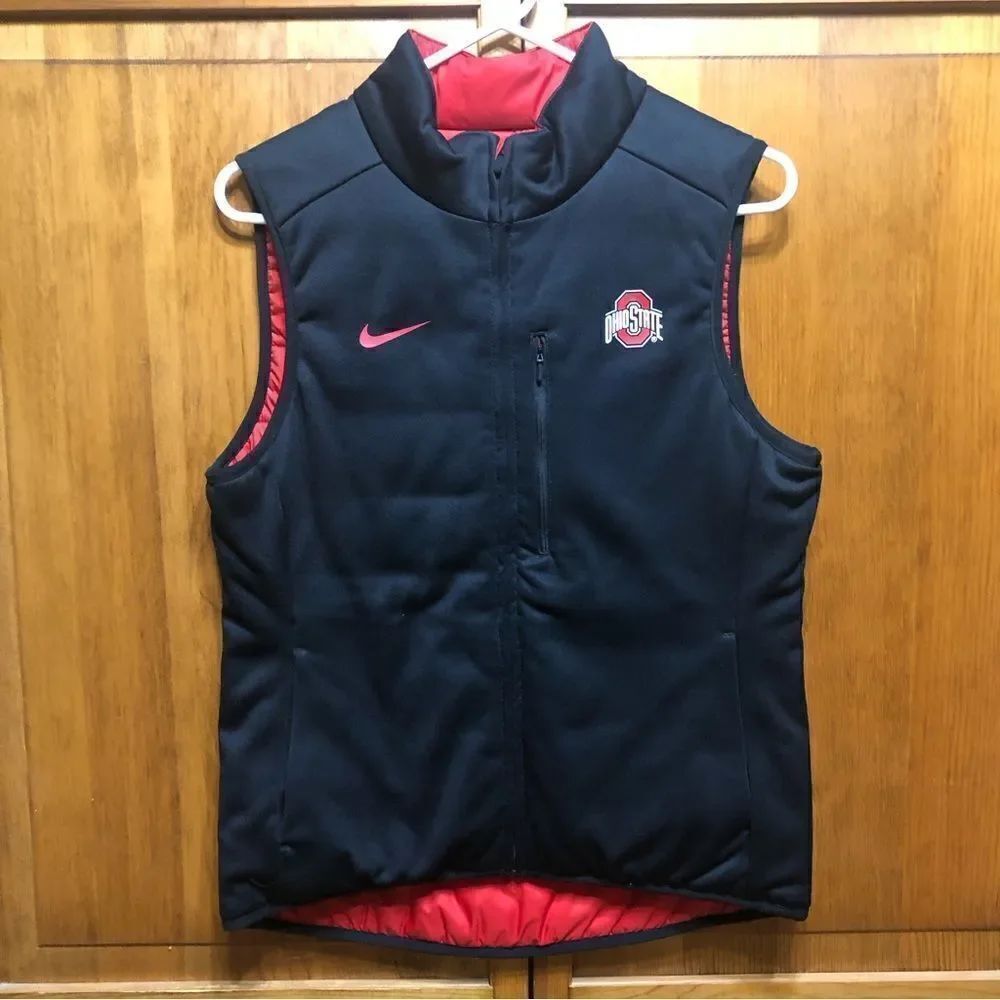 Nike OSU Buckeyes Reversible Puffer Vest